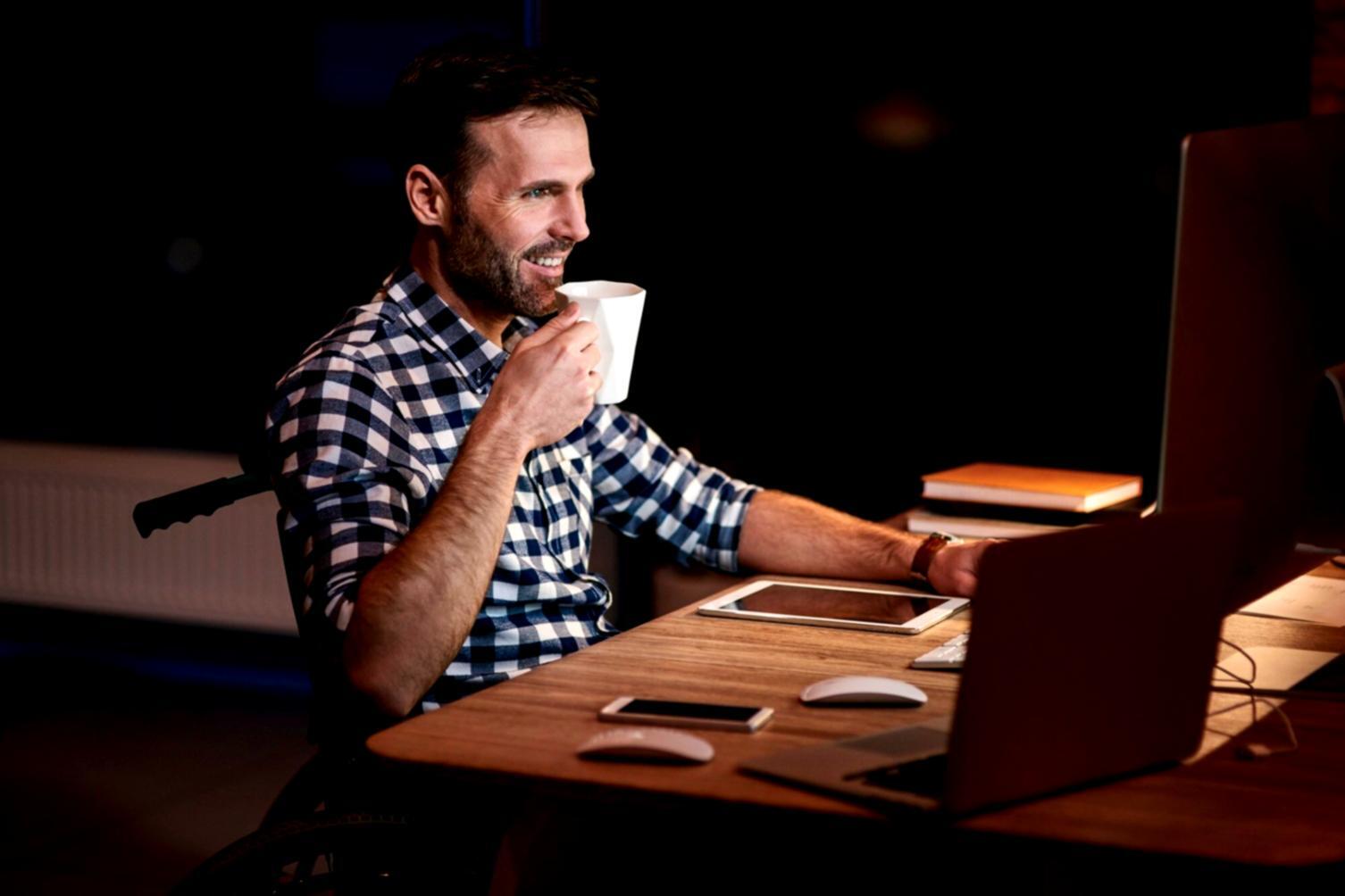 Financial reporting dashboard showing real-time business metrics and automated data compilation